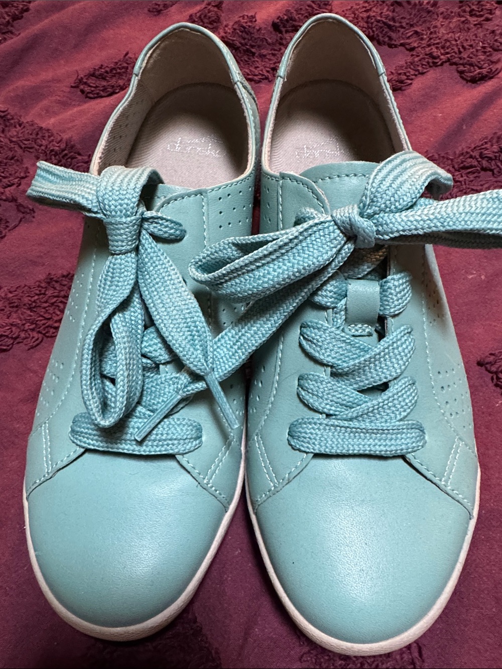 Dansko Women's Mint Green Lace-Up Sneakers